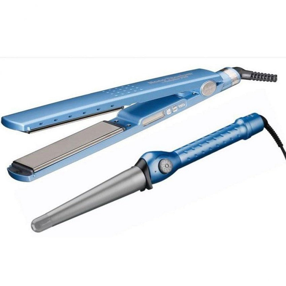 Combo Plancha Digital Ref.2091  1 ¼" + Pinza 1 ¼” Nano Titanium Babyliss Pro