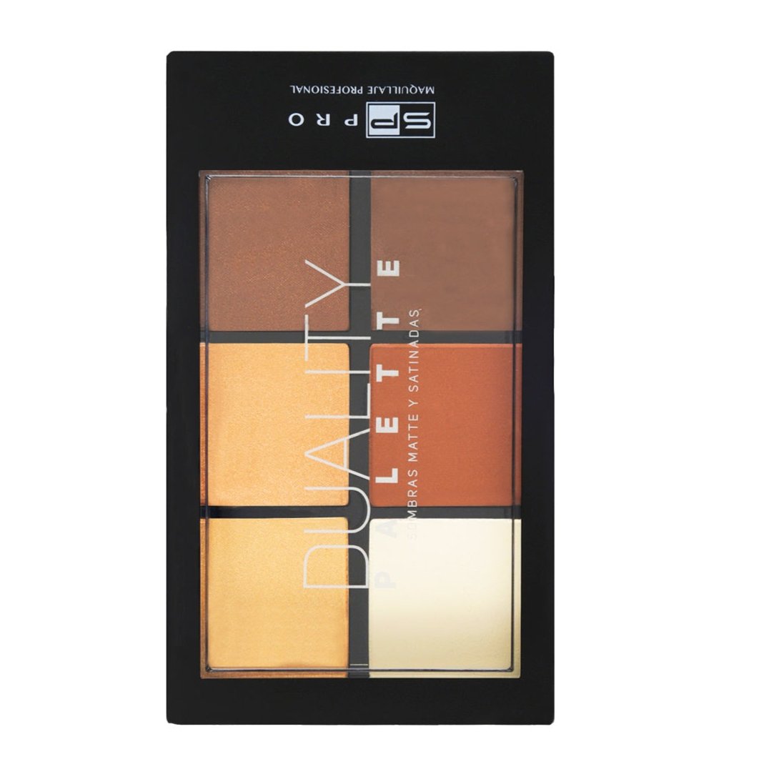 Sexteto Sombras Duallity Palette Sp Pro X 18 G