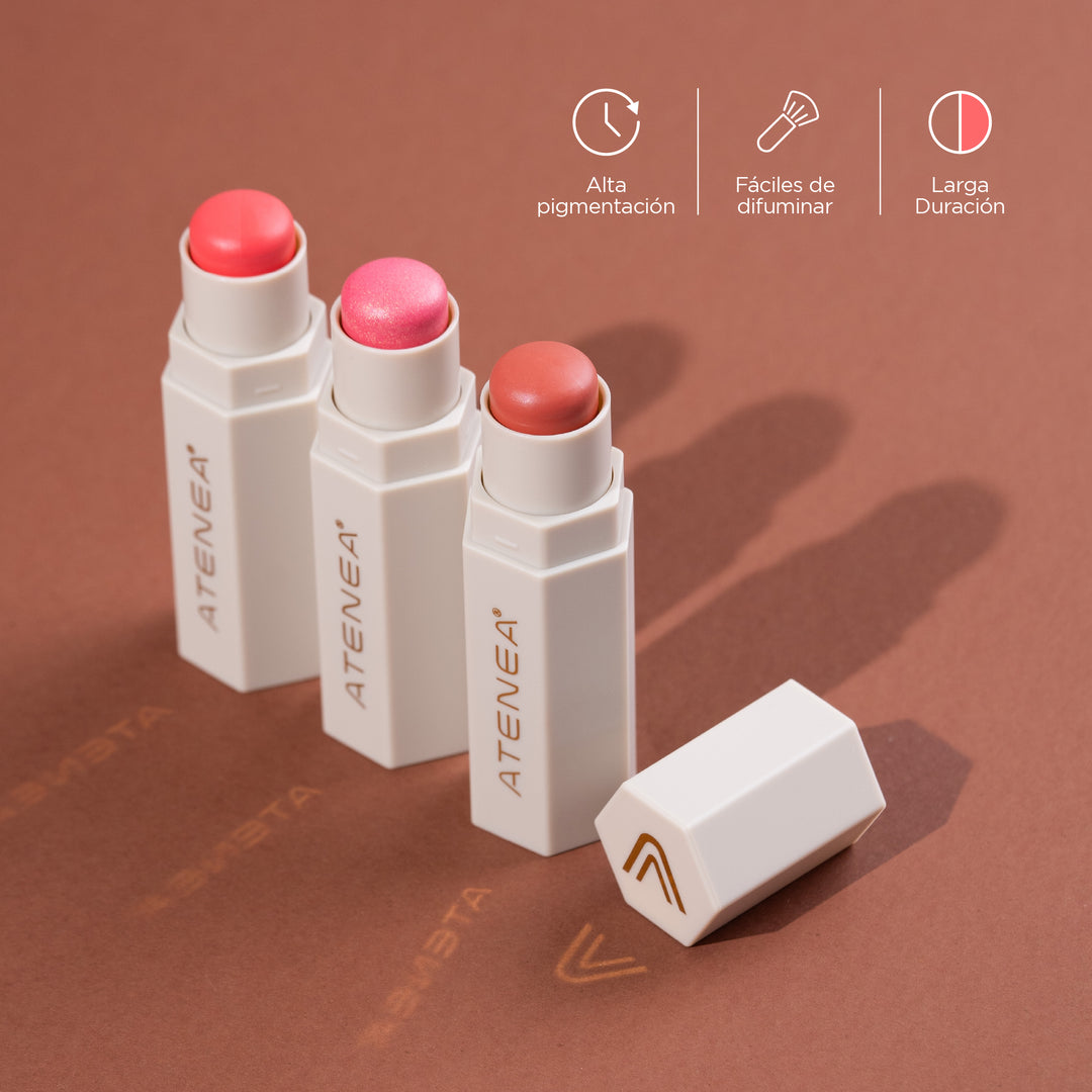 Rubor Cremoso En Barra Blush Stick Atenea X 6 g